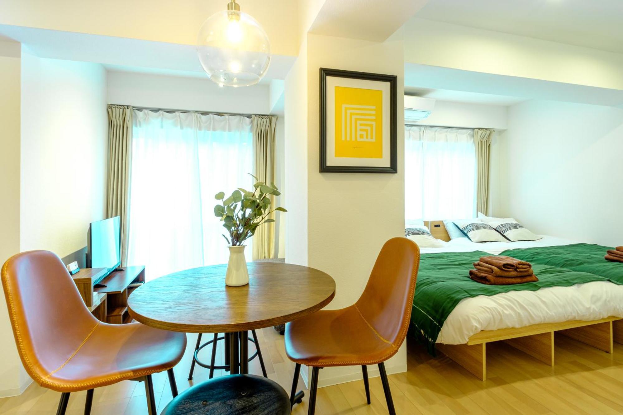 長者丸ビル Apartman Tokió Kültér fotó
