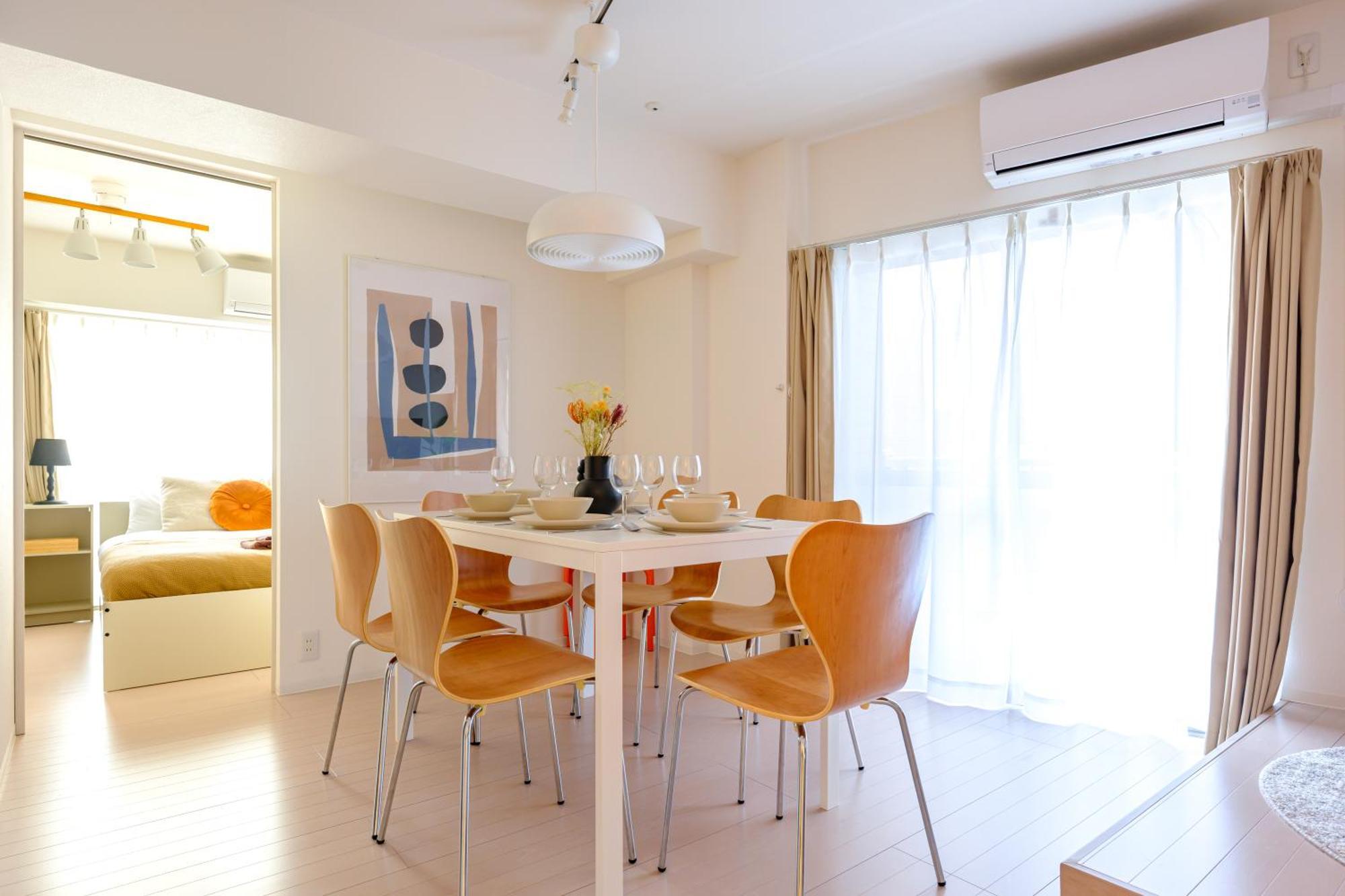 長者丸ビル Apartman Tokió Kültér fotó
