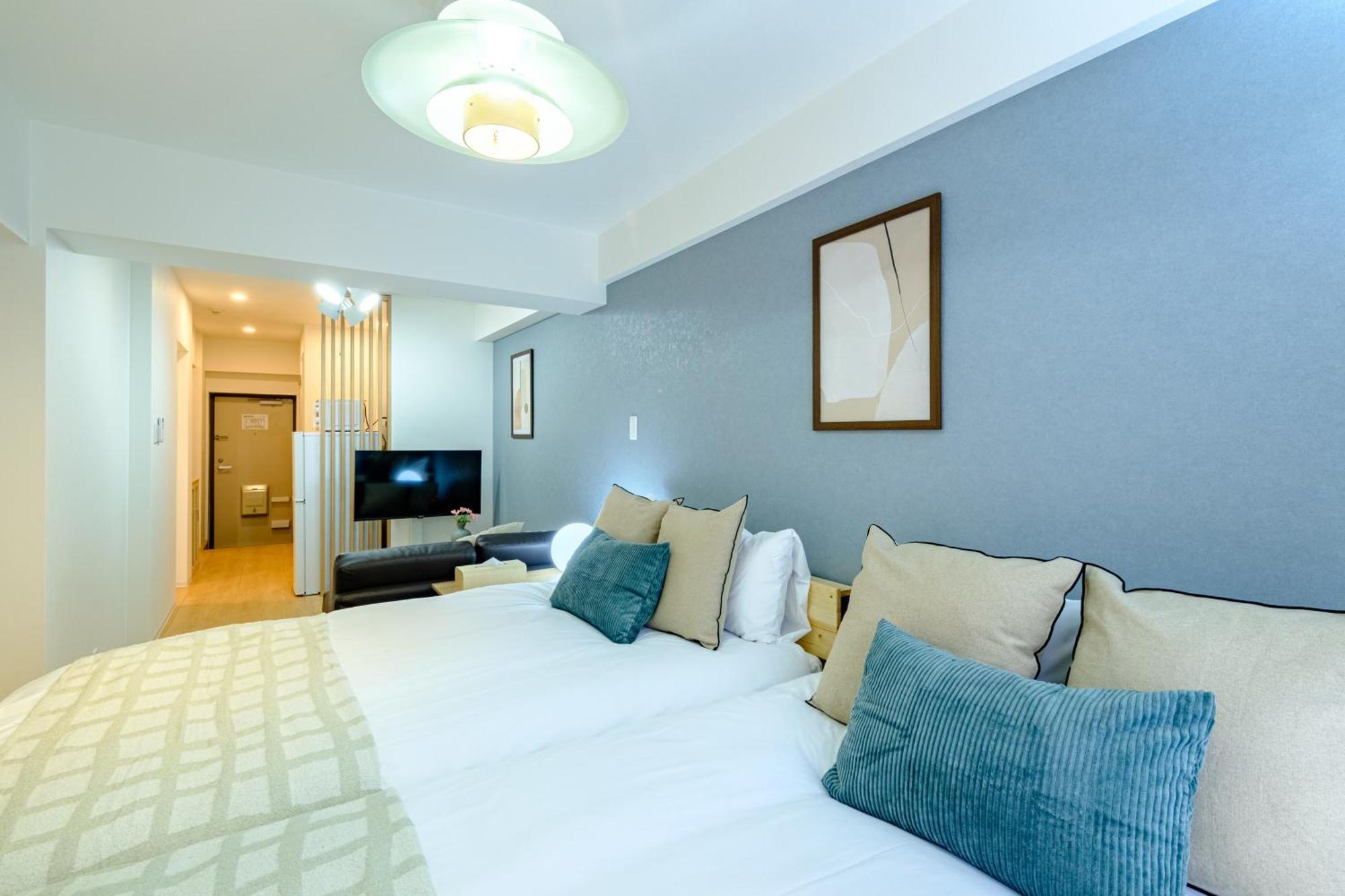 長者丸ビル Apartman Tokió Kültér fotó